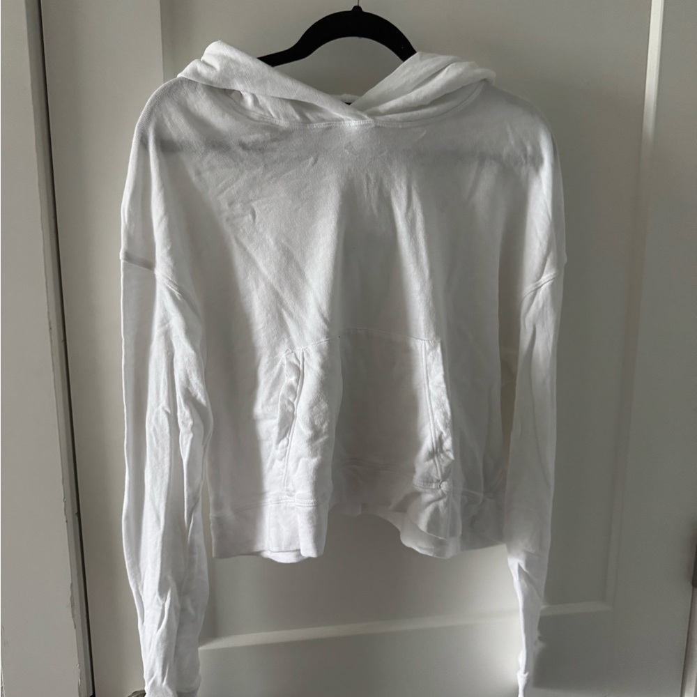 James Perse White Hoodie